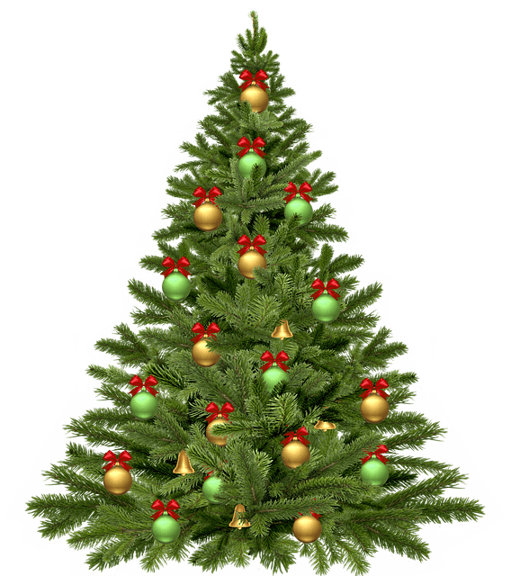 Christmas tree with decorations